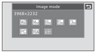 NIKON COOLPIX S80 - Tap the desired image mode icon. - 1