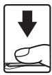 NIKON COOLPIX S80 - Press the shutter-release button the rest of the way down. - 1