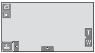 NIKON COOLPIX S80 - Setting the Flash Mode - 1