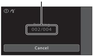 NIKON COOLPIX S80 - Printing begins. - 1