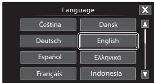 NIKON COOLPIX S80 - Tap the desired language. - 1