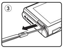 NIKON COOLPIX S80 - Attaching the Camera Strap - 3