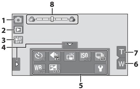 NIKON COOLPIX S80 - Shooting (Operation Controls) - 1