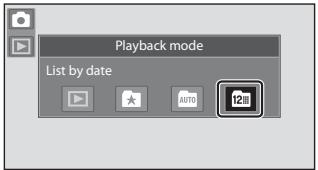NIKON COOLPIX S80 - Selecting a Date in List by Date Mode - 1