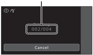 NIKON COOLPIX S80 - Printing begins. - 1