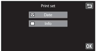 NIKON COOLPIX S80 - Creating a Print Order for Multiple Pictures - 3