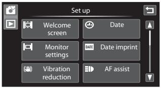 NIKON COOLPIX S80 - Tap the desired option. - 1