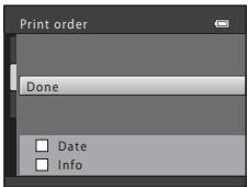 Print order Done Date Info