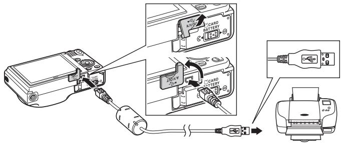 Diagram showing cable connection to a device with labeled components including I2CA0D battery and connected to a printer.