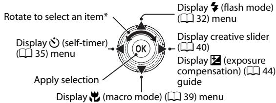 NIKON COOLPIX S9100 - The Rotary Multi Selector - 1