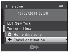 Time zone 15/05/2011 02:30 EDT:New York Toronto, Lima Home time zone Travel destination