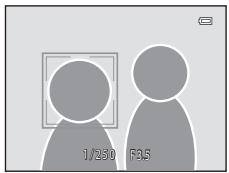NIKON COOLPIX S9100 - Press the shutter-release button halfway. - 1