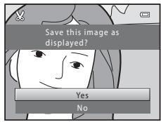 Save this image as displayed? Yes No