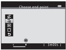 Choose end point [ 3m00s ]