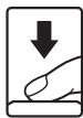NIKON COOLPIX S9100 - Press the shutter-release button the rest of the way down. - 1