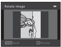 Rotate image MENU Back Rotate