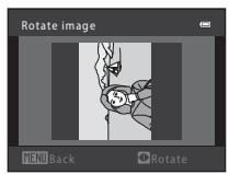 Rotate image MENU Back Rotate