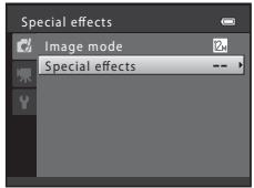 Special effects Image mode Special effects