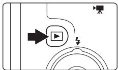 NIKON COOLPIX S9100 - Hold down the ▶ button to turn on the camera. - 1