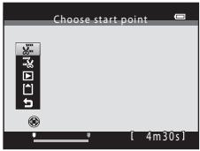Choose start point 4m30s