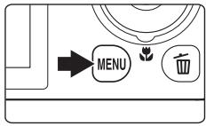 NIKON COOLPIX S9100 - Press the MENU button in playback mode. - 1