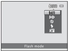 AUTO AUTO Flash mode