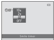 OFF 10s 2s 3s OFF Smile timer