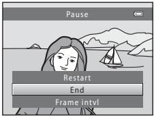 Pause Restart End Frame intvl