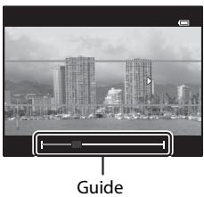 NIKON COOLPIX P510 - Move the camera straight and slowly in one of the four directions to start shooting. - 1
