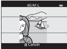 NIKON COOLPIX P510 - Move the camera horizontally to the right until the translucent guide is aligned with the subject. - 1