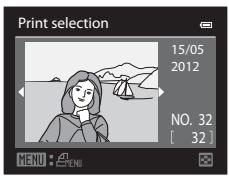 NIKON COOLPIX P510 - Use the multi selector to choose the picture to be printed, and press the OK button. - 1
