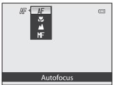 NIKON COOLPIX P510 - Use the multi selector to choose the desired focus mode and press the  button. - 1