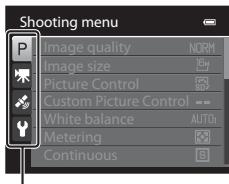 NIKON COOLPIX P510 - Switching Between Tabs - 3
