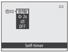 NIKON COOLPIX P510 - Use the multi selector to select 10s (or 2s) and press the  button. - 1