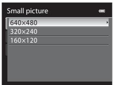 NIKON COOLPIX P510 - Press the multi selector  or  to choose the desired copy size, and press the OK button. - 1