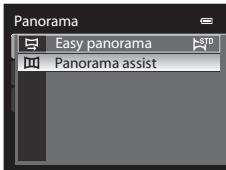 NIKON COOLPIX P510 - Select Panorama assist and press the OK button. - 1