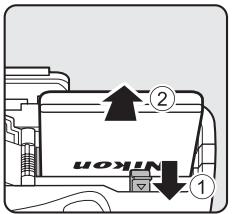 NIKON COOLPIX P510 - Removing the Battery - 1