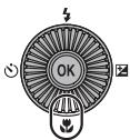 NIKON COOLPIX P510 - Press the multi selector  (focus mode). - 1