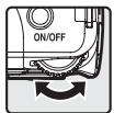 NIKON COOLPIX P510 - Rotate the command dial to set a shutter speed. - 1