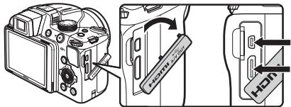 NIKON COOLPIX P510 - Connecting the Camera to a TV, Computer, or Printer - 1