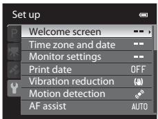 NIKON COOLPIX P510 - The Setup Menu - 1
