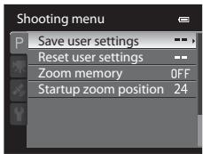NIKON COOLPIX P510 - Saving Settings in U Mode - 3