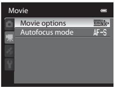 NIKON COOLPIX P510 - Changing Movie Recording Settings (Movie Menu) - 1