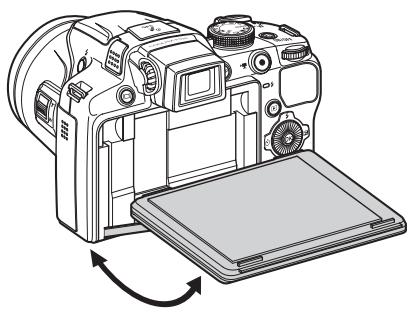 NIKON COOLPIX P510 - Changing the Angle of the Monitor - 2