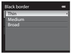 NIKON COOLPIX P510 - Black Border: Adding a Black Border to Pictures - 1