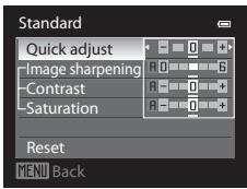 NIKON COOLPIX P510 - Press  or  to highlight the desired setting (35) and press  or  to choose a value. - 1