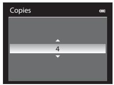 NIKON COOLPIX P510 - Choose the number of copies (up to nine) and press the OK button. - 1