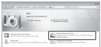 NIKON COOLPIX P510 - - When using Windows 7 - 1