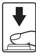 NIKON COOLPIX P510 - Press the shutter-release button all the way, i.e., press the button the rest of the way down. - 1