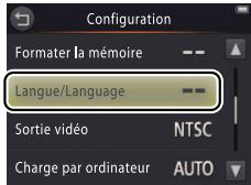 NIKON COOLPIX S01 - Touchez Langue/Language. - 1